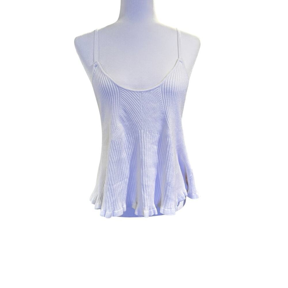 NWT FREE PEOPLE INTIMATELY Press Pause White Cami in Size L